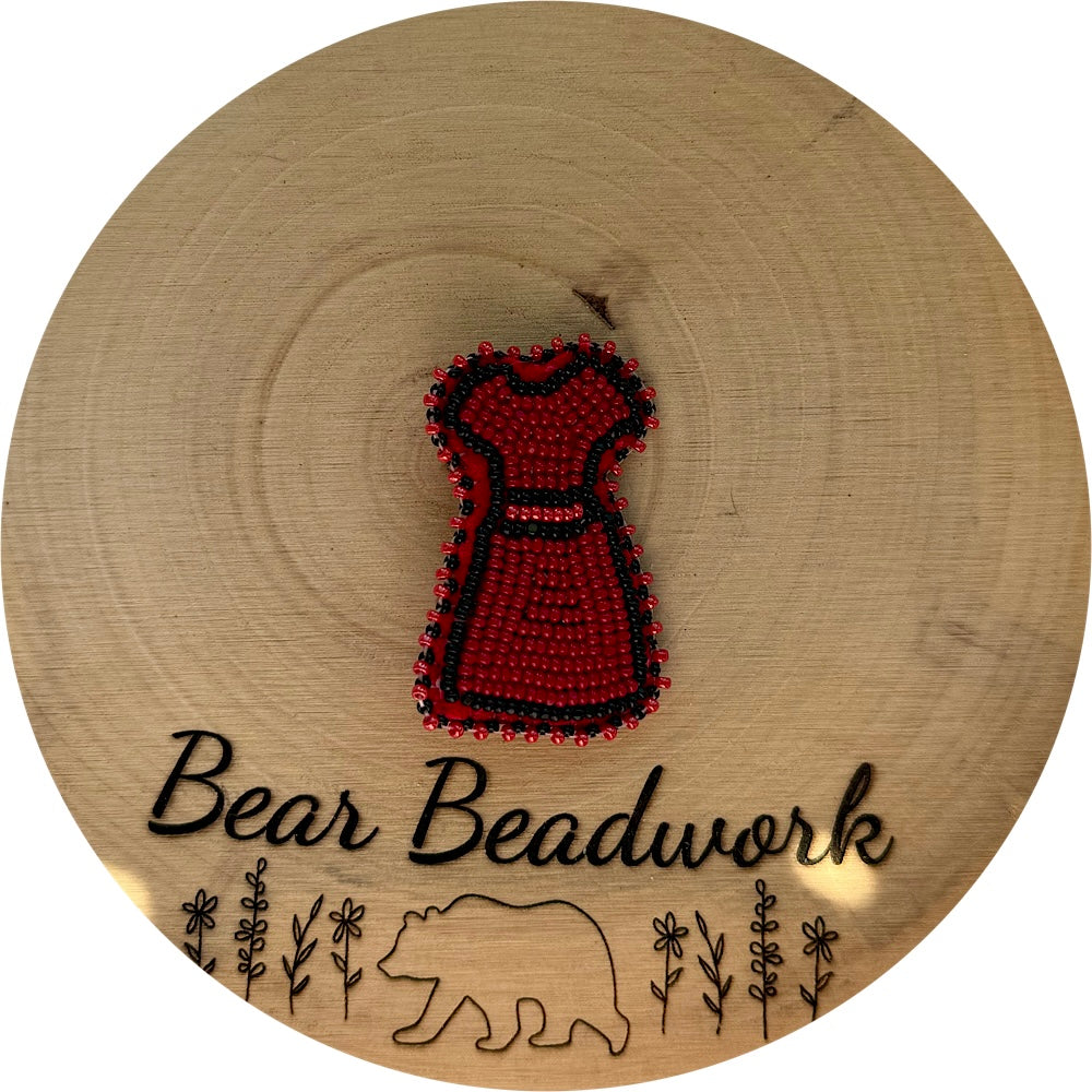 red dress pin 3
