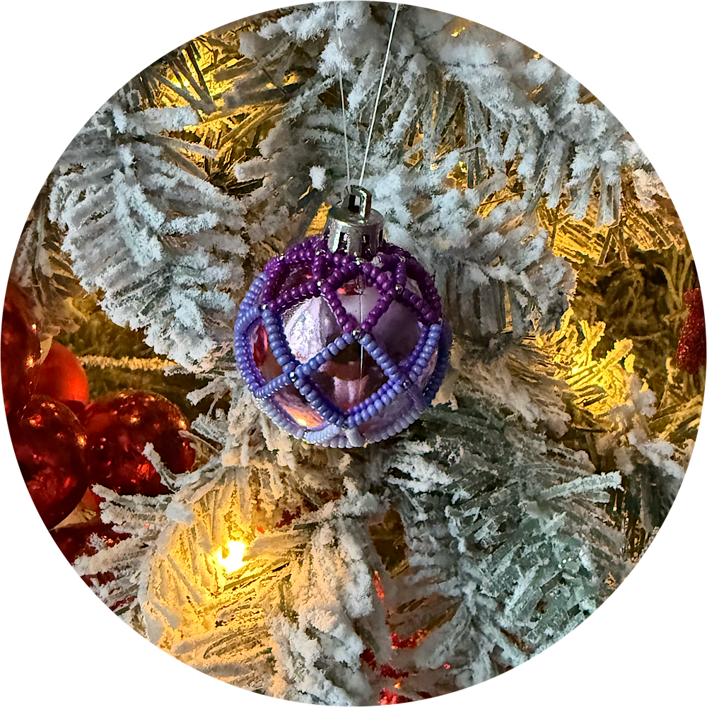 beaded ornament