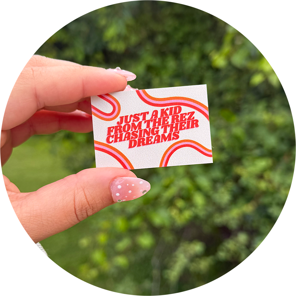 just a kid from the rez (magnet)