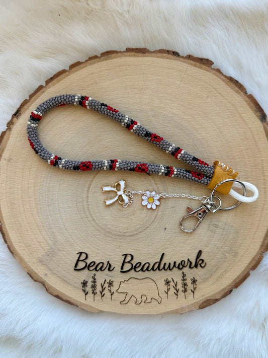 ladybug meadow wristlet