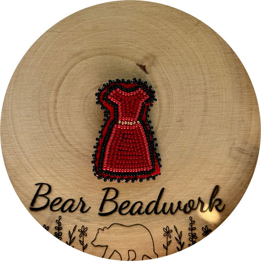red dress pin 1