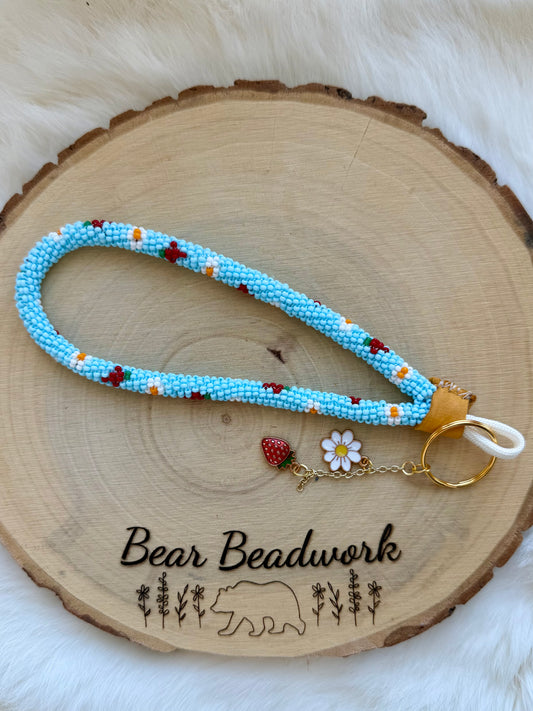 berry blossom wristlet