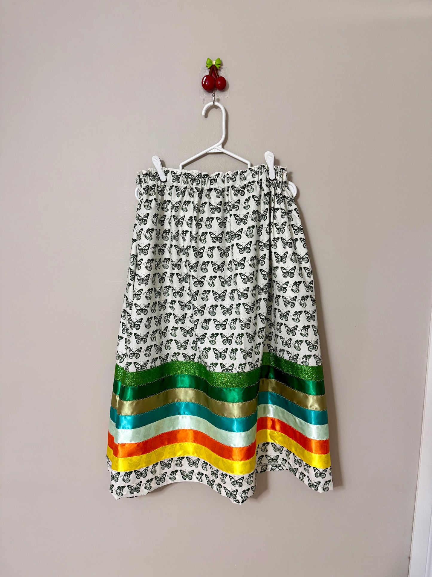 butterfly ribbon skirt