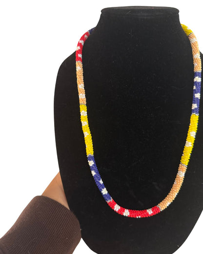 beaded necklace